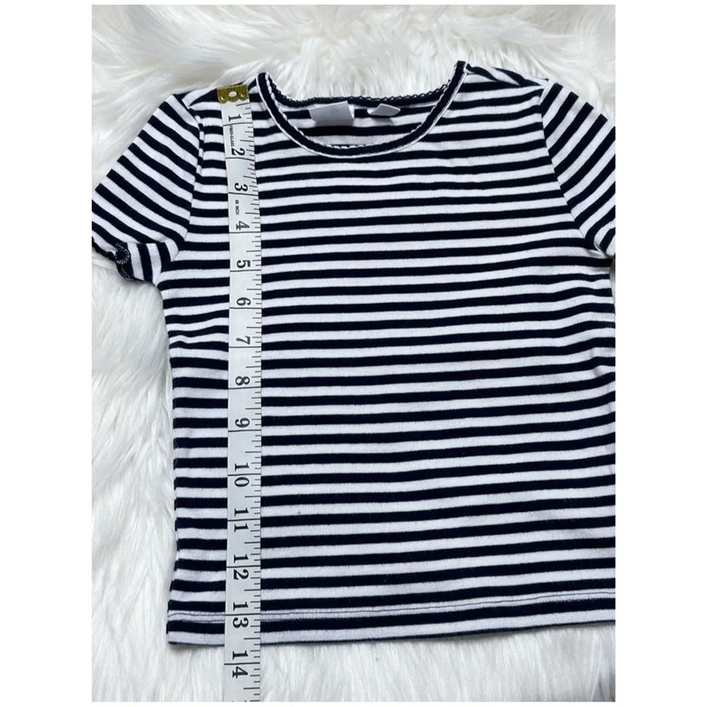 GAP Girl’s Ribbed Stripe T-Shirt